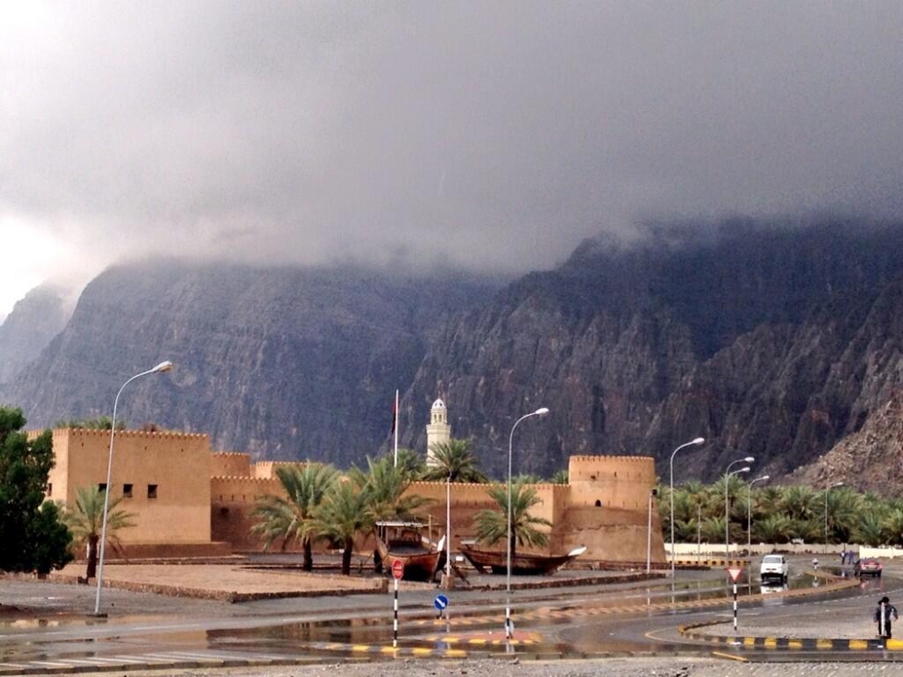 Oman agricultural weather background